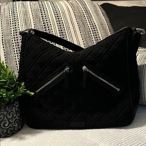 Vera Bradley Black Quilted Shoulder Bag